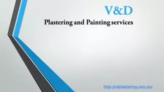 V&D plastering and painting service