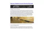 Delaware Polished Concrete Flooring Maryland - slide 1