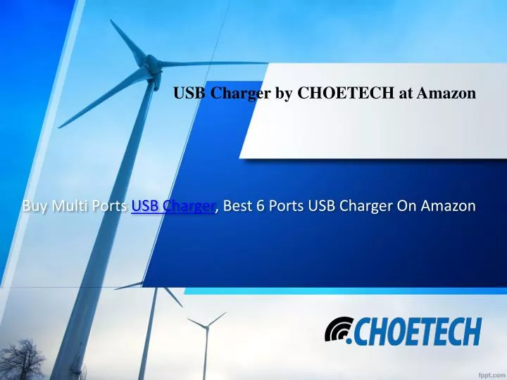 usb charger by choetech at amazon