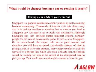 What would be cheaper buying a car or renting it yearly?