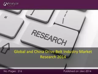 Global and China Drive Belt Industry Market Research 2014