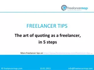 The art of quoting as a freelancer, in 5 steps