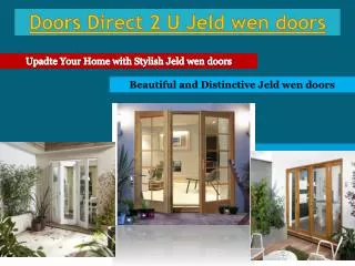 Doors Direct 2 U Jeld Wen Doors