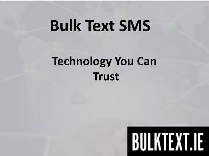 technology you can trust
