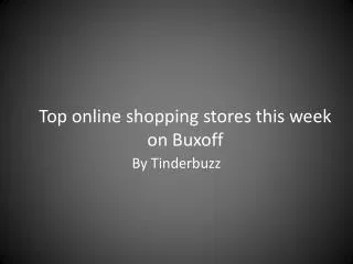 Top trending online shopping stores in America