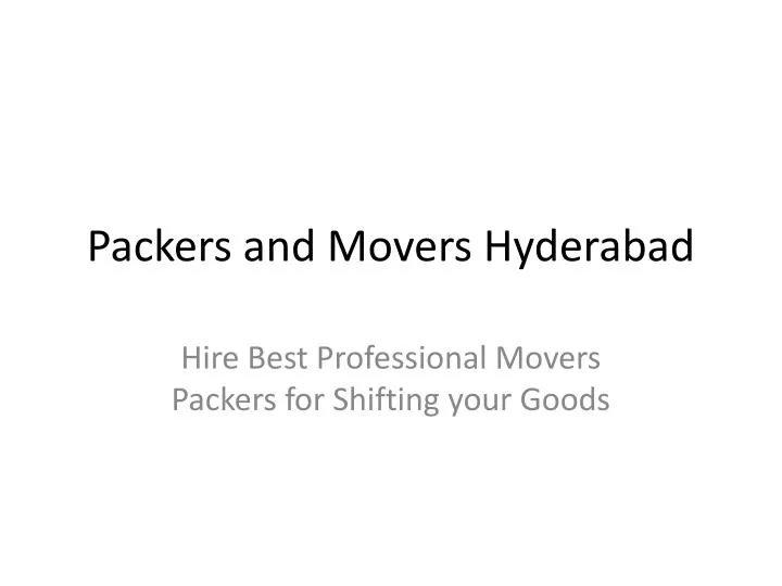 packers and movers hyderabad