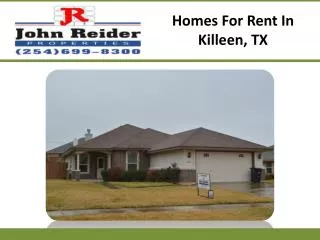 Homes For Rent In Killeen, TX