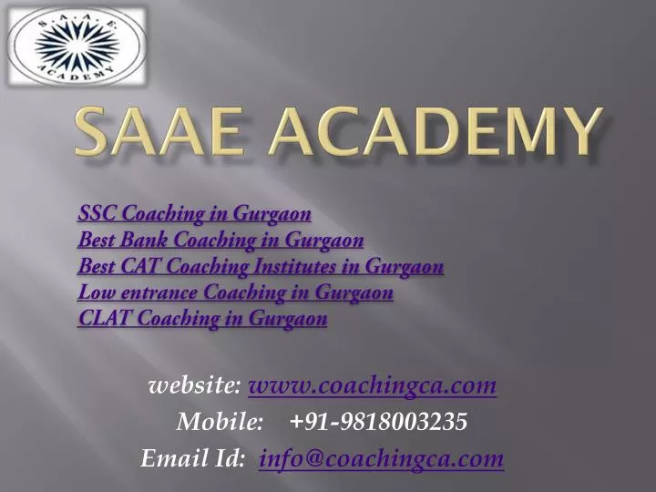 saae academy