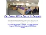 Call Center Services in Gurgaon - slide 1