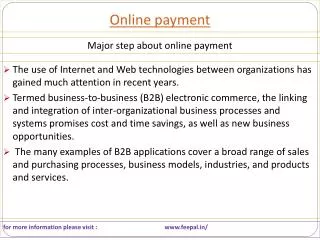 importance of payment online systems