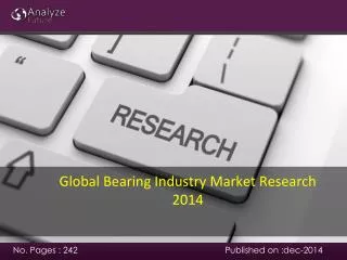 Global Bearing Industry Market Research 2014