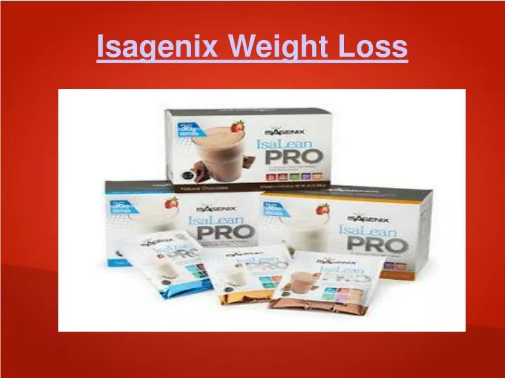 isagenix weight loss