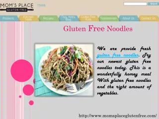 Gluten Free Noodles