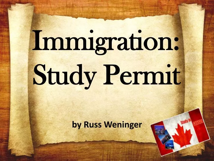 immigration study permit