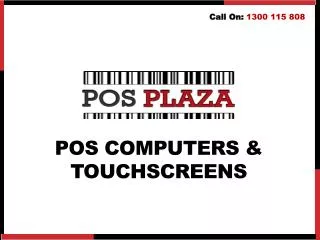 Computer & Touch Screen Cash Register