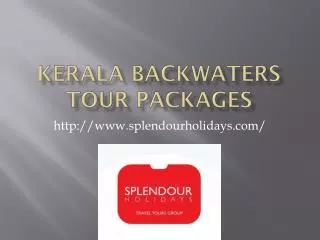 Kerala Backwaters Tour Packages