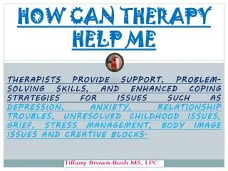 How Can Therapy Help Me