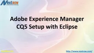 CQ5 Setup with Eclipse