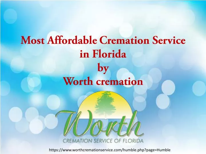 most affordable cremation service in florida by worth cremation