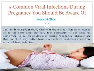 Viral Infections During Pregnancy You Should Be Aware of
