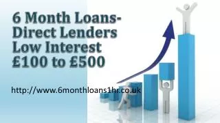 6 Month Loans No Fee @ www.6monthloans1hr.co.uk