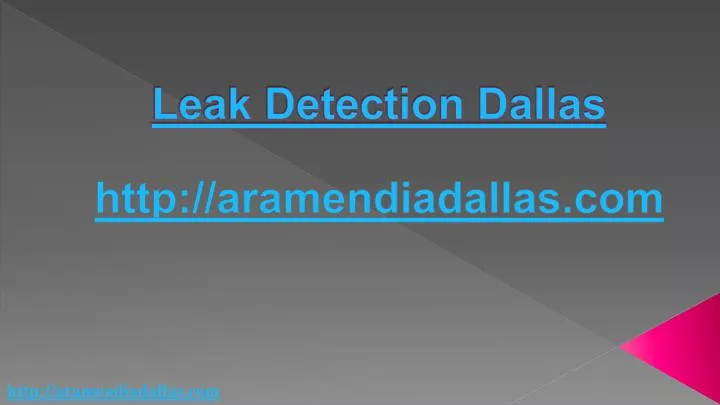 leak detection dallas