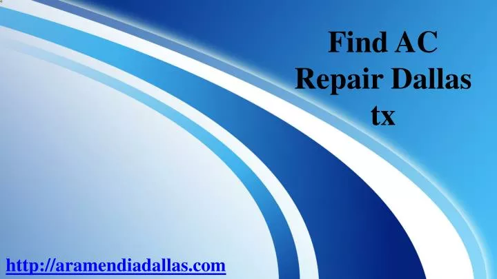 find ac repair dallas tx