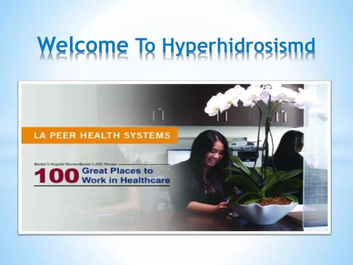 welcome to hyperhidrosismd