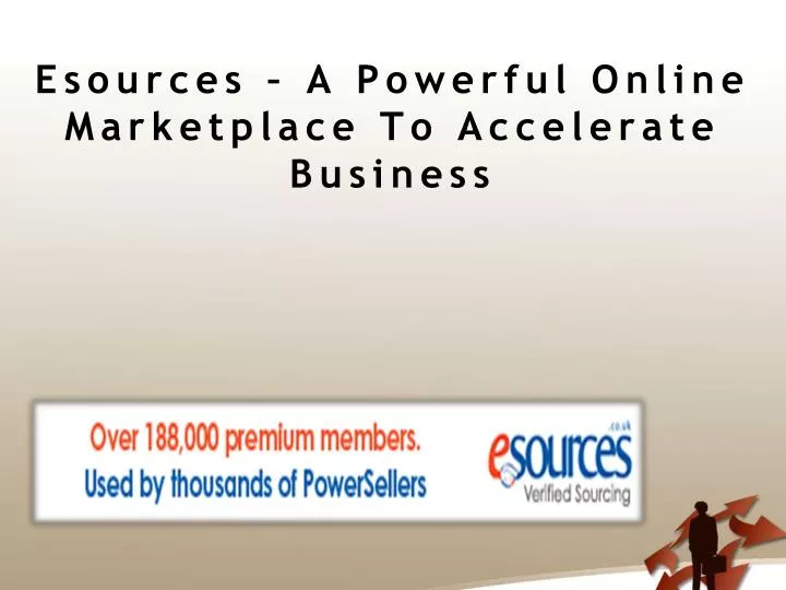 esources a powerful online marketplace to accelerate business