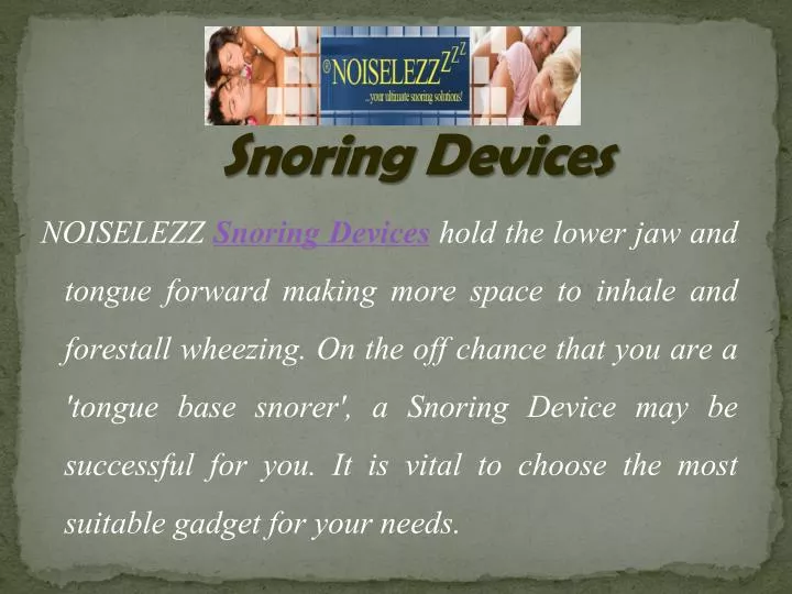 snoring devices