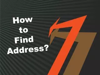 How to Find Address
