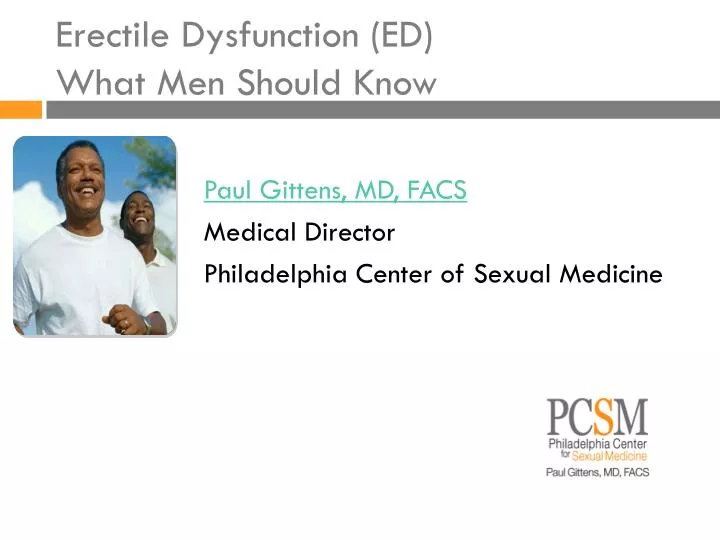 erectile dysfunction ed what men should know