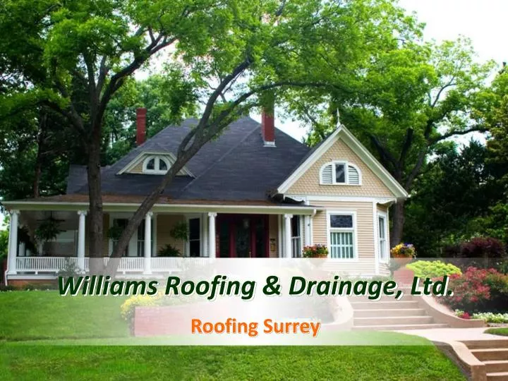 williams roofing drainage ltd