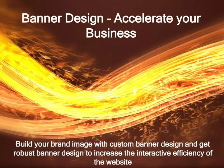 banner design accelerate your business