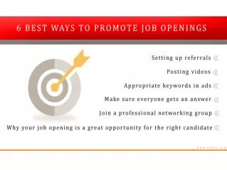 6 Best Ways to Promote a Job Opening