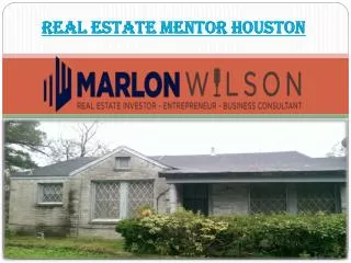 Real estate mentor Houston