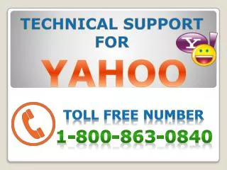 Instant solution for Yahoo problems at 1-800-(863)-0840