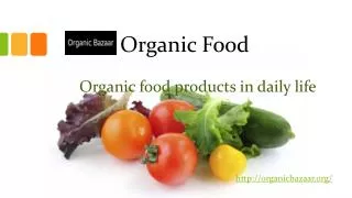 Organic food, Organic health product