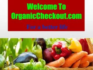welcome to organiccheckout com