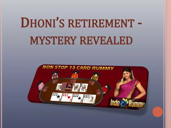 dhoni s retirement mystery revealed