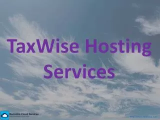 Taxwise Hosting Services