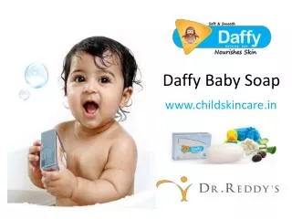 Best baby skin care soap
