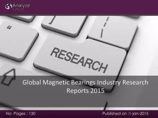 Analyze future : Global Magnetic Bearings Industry Research