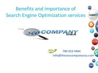 Benefits and importance of search engine optimization servic