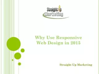 Why Use Responsive Website Design in 2015