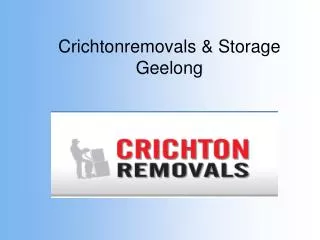 Crichton Removals & Storage Geelong