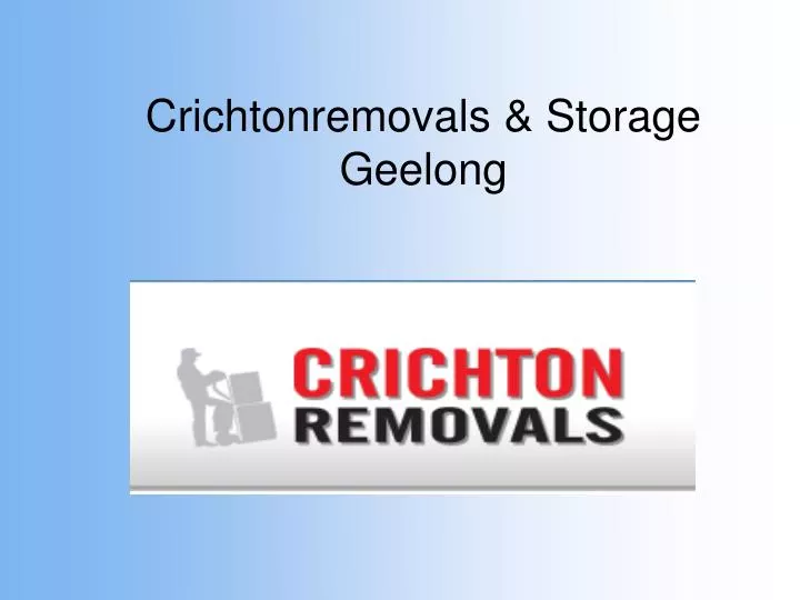 crichtonremovals storage geelong