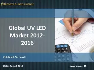 Global UV LED Market 2012-2016