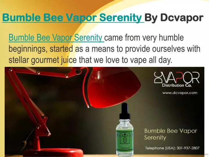 bumble bee vapor serenity by dcvapor