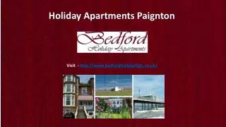 Holiday Apartments Paignton, Self Catering Accommodation